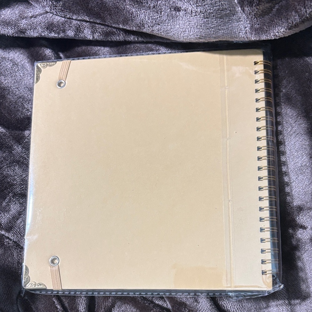 Spiral Bound Tan Notebook
